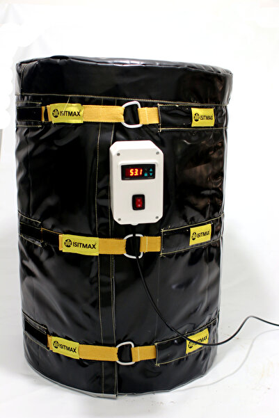 ISITMAX 200lt Endüstriyel Varil Isıtma Ceketi, Elektrikli Varil Isıtıcı 1650watt