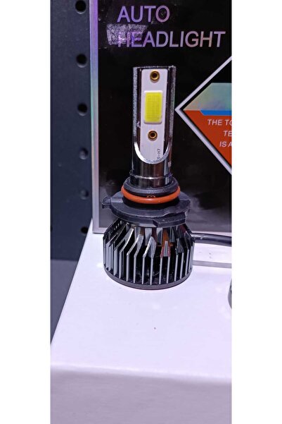 YENİLZD V6 HB3 9005 LED Xenon Şimşek Etkili Beyaz Renkli Soğutma Fanlı Oto Am...