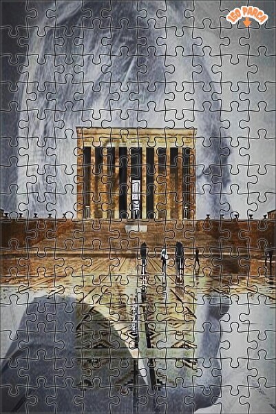 Teona Ahşap Anıtkabir Mustafa Kemal Atatürk Çift Katlı Çerçeveli Asılabilir Ahşap Puzzle 150 PARÇA 20X30