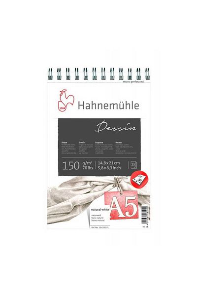 Hahnemühle Dessin Sketch Block A5 150g 25 Sheets