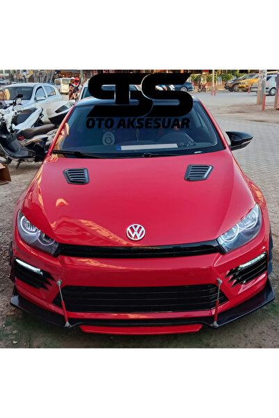Furens Volkswagen Scirocco Uyumlu Piano Black Kaput Üstü Havalandırma Izgarası