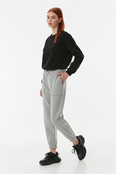 Fulla Moda Jogger Φούτερ με ελαστική μέση
