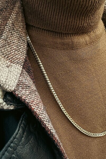 CAPO by Aytaç Yamaç Altın Kalın Zincir Kolye Paslanmaz Altın Rengi Çelik Kalınlık 3mm Uzunluk 65cm