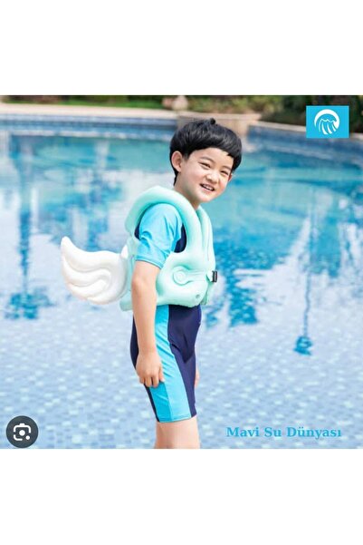 mavi su dünyası Deniz Ve Havuz Kanatlı Can Simidi, 2-4 Yaş Için Can Yelekleri...