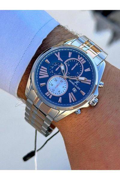 Daniel Klein DK.FT.1.162 Daniel Klein Steel Cord 30 Mt Water Resistant New Season Stylish Design Men's Wristwatch