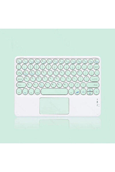 Mmctech Tüm Cihazlara Uyumlu Akıllı Taşınabilir Şarj Edilebilir Kablosuz Bluetooth Klavye Mause Pad
