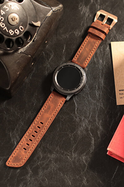vagave Samsung Watch Deri Kordon Watch3-gears3-frontier3 22 Mm Üç Ipli