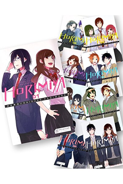 Akıl Çelen Kitaplar Horimiya 9 Cilt Manga Set (1-2-3-4-5-6-7-8-9)