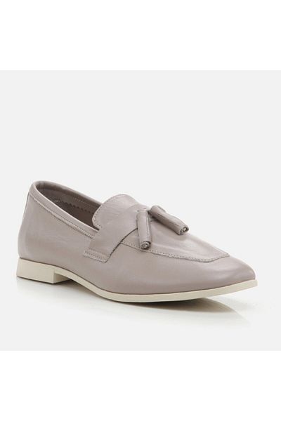 Hotiç Genuine Leather Mink Women's Loafer