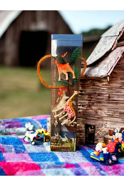 Happyland Mini Animals Toys 7pcs Mini Figure Toy Mini Toy Animals Play Set