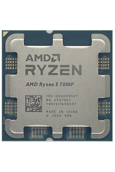 Amd Ryzen 5 7500F 32Mb 6 Core Vga No Am5 65W Without Box with Fan