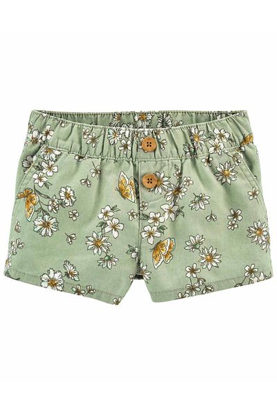Oshkosh B’Gosh Little Girl Floral Patterned Shorts