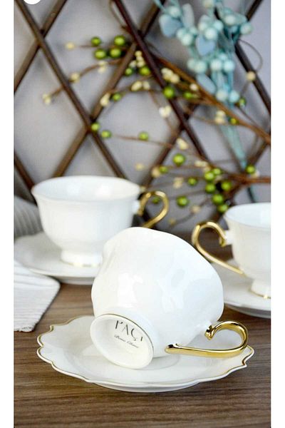 Paçi TURKISH COFFEE CUP For 6 Persons 12 Pieces POR-101802