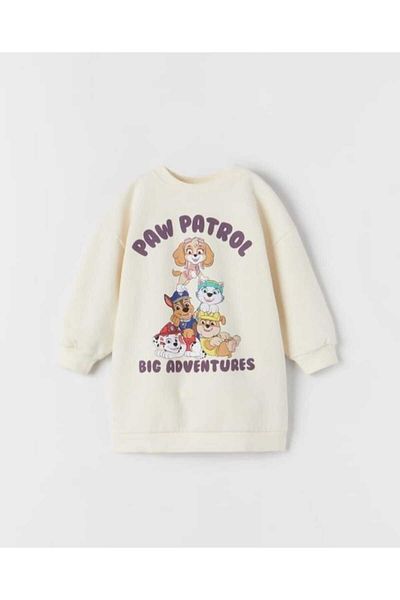 MOW Girl's Paw Patrol Cotton Sweat Dress