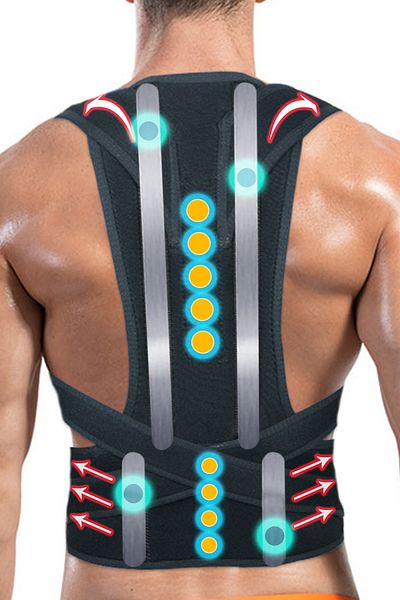 Wi Fro Medical Upright Posture Back-Waist Corsets - Women's and Men's Athlete Anti-Humpback