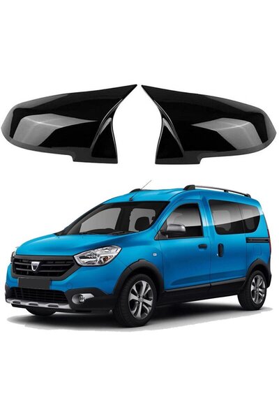 Mayuk Dizayn Dacia Dokker Batman Yarasa Ayna Kapağı Piano Black 2012-2021 Ve ...