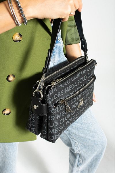 MEGA ÇANTA Geantă de mână și crossbody cu 6 compartimente