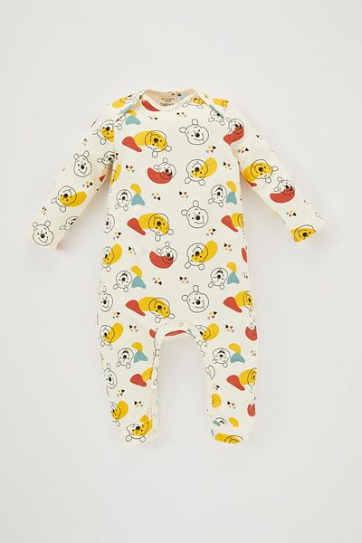 DeFacto Baby Boy Newborn Disney Winnie The Pooh Premium Jumpsuit