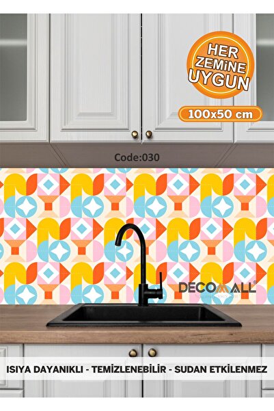 DECOMALL Folie adezivă cu model, cod 30, pentru acoperirea pereților și a bla...