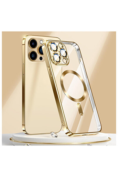 Dexmon iPhone 15 Pro Max Kılıf Kamera Lens ve Hoparlör Toz Korumalı Magsafe Şarj Özellikli Esnek Silikon