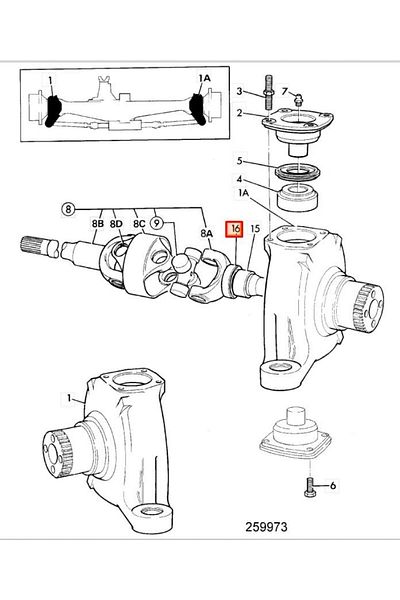Partspro 904/50047/P - SHORT AXLE SEAL (CT) JCB