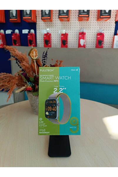 Fulltech FSW-26 AKILLI SAAT 2.2İNC SU GEÇİRMEZ NFC ÇİFT KORDON