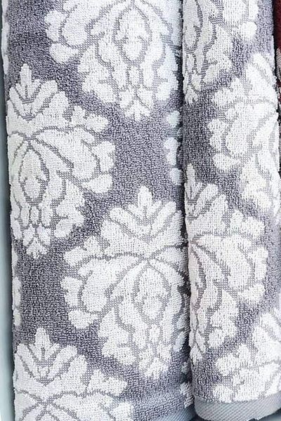 Özdilek Living Best Set (HAMAM SET) Gray-burgundy