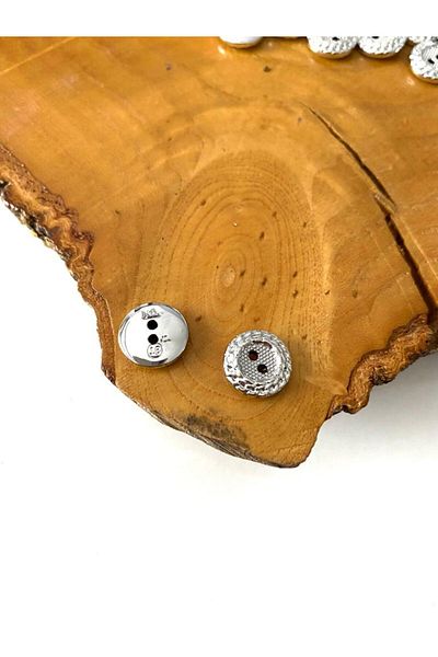 canan dizayn 11.5 MM NICKEL METALLIZED BUTTON (25 PIECES)