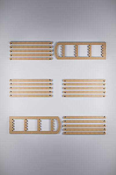 bangu Demonte Portatif 4 Raflı Ayakkabılık Çok Amaçlı Dolap Antre Kapı Önü %100 MDF