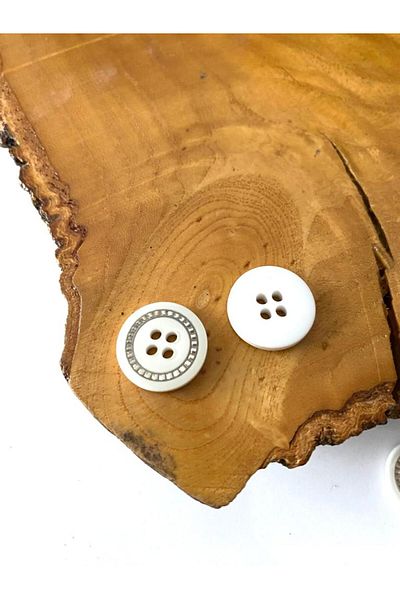 canan dizayn 15 MM POLYESTER BUTTON (25 PIECES)