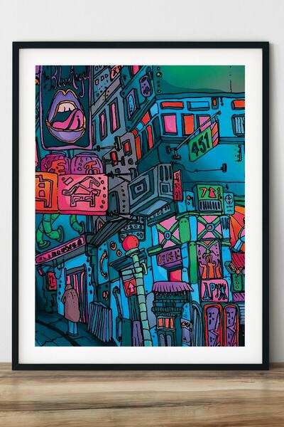 Postifull Indie Poster - Bedroom, Living Room and Wall Decor Painting - Unframed