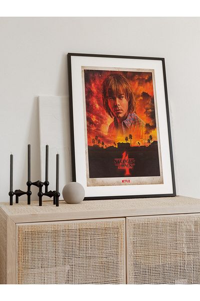 Postifull Netflix Stranger Things Jonathan Wall Painting, Frameless Poster, Living Room, Room and Office Wall Decor