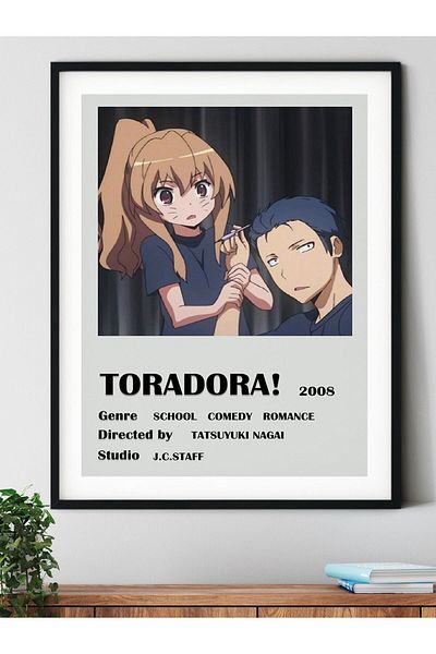 Postifull Αφίσα Toradora Anime - Διακόσμηση τοίχου Anime And Manga - Χωρίς πλαίσιο - Χαρτί με παχιά επίστρωση