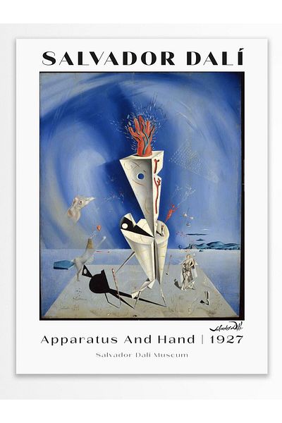Postifull Αφίσα τοίχου Salvador Dali - Σειρά Art, Χοντρό χαρτί, Χωρίς πλαίσιο