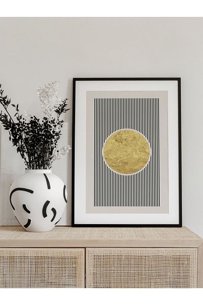 Postifull Pictură murală minimalistă și estetică, poster fără încadrare, decor de perete pentru hol, bucătărie și birou