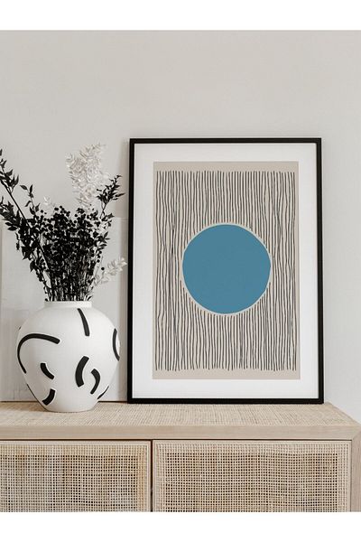 Postifull Pictură murală minimalistă și estetică, poster fără încadrare, decor de perete pentru hol, bucătărie și birou