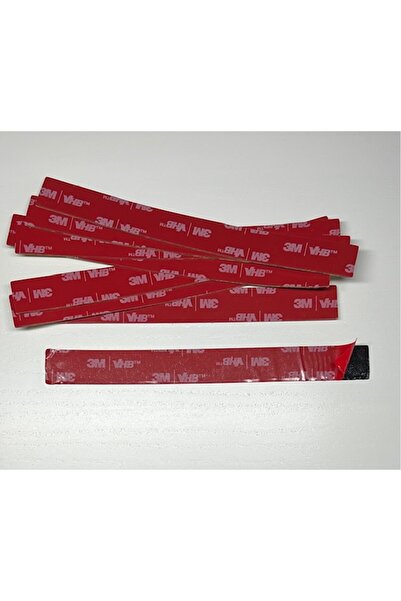 Hdg 25 adet VHB Çift Taraflı Bant Çift kaplamalı Köpük Bant siyah - 15 mm genişlik - 14 cm uzunluk