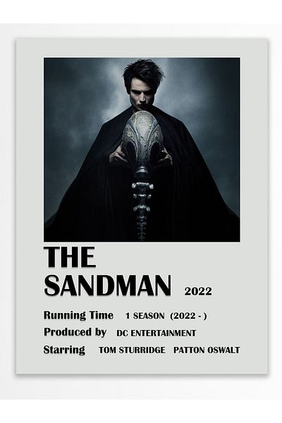 Postifull The Sandman - Διακόσμηση τοίχου χωρίς πλαίσιο - Αφίσα πανό από χαρτί με χοντρή επίστρωση - Τηλεοπτική σειρά και ταινία