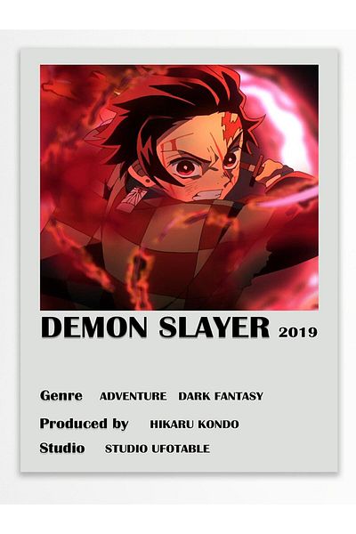 Postifull Αφίσα Anime - Χαρτί με χοντρή επίστρωση, διακόσμηση Duar χωρίς πλαίσιο
