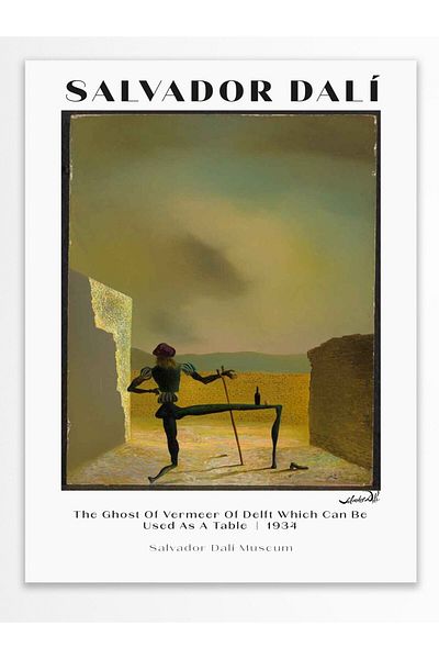 Postifull Αφίσα τοίχου Salvador Dali - Σειρά Art, Χοντρό χαρτί, Χωρίς πλαίσιο