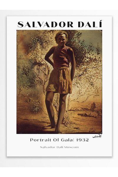 Postifull Αφίσα τοίχου Salvador Dali - Σειρά Art, Χοντρό χαρτί, Χωρίς πλαίσιο