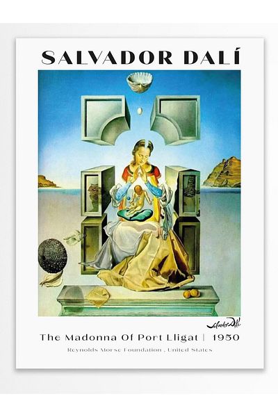Postifull Αφίσα τοίχου Salvador Dali - Σειρά Art, Χοντρό χαρτί, Χωρίς πλαίσιο