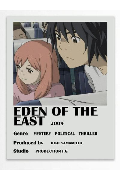 Postifull Αφίσα Anime - Χαρτί με χοντρή επίστρωση, διακόσμηση Duar χωρίς πλαίσιο