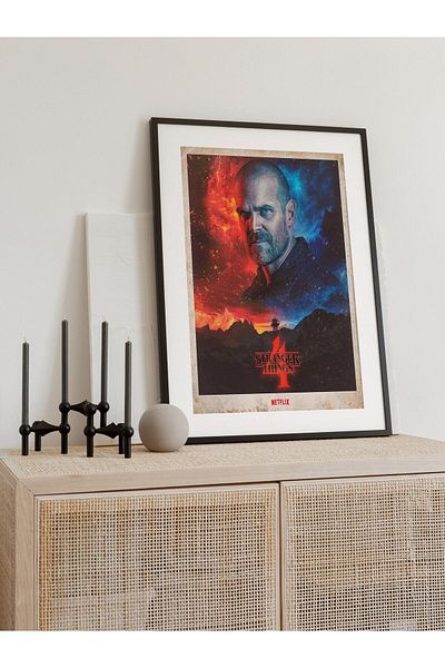 Postifull Netflix Stranger Things Hopper Wall Painting, Frameless Poster, Living Room, Room and Office Wall Decor