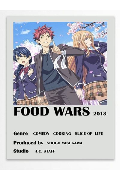 Postifull Αφίσα Anime - Χαρτί με χοντρή επίστρωση, διακόσμηση Duar χωρίς πλαίσιο