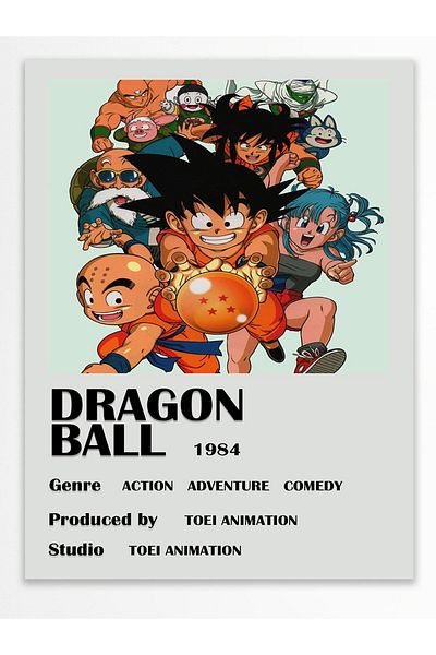 Postifull Αφίσα Anime - Χαρτί με χοντρή επίστρωση, διακόσμηση Duar χωρίς πλαίσιο