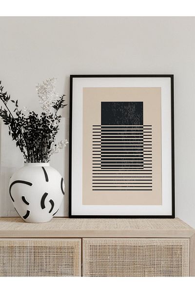 Postifull Pictură murală minimalistă și estetică, poster fără încadrare, decor de perete pentru hol, bucătărie și birou