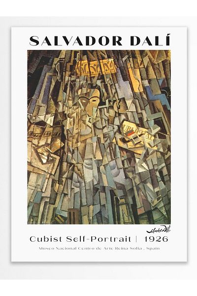 Postifull Αφίσα τοίχου Salvador Dali - Σειρά Art, Χοντρό χαρτί, Χωρίς πλαίσιο