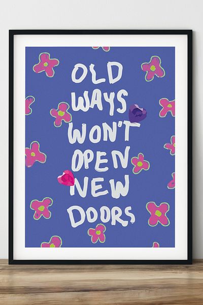 Postifull Indie Poster - Painting for Bedroom, Living Room and Wall Decor - Unframed