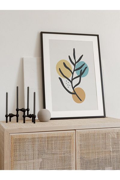 Postifull Pictură murală botanică și estetică, poster fără încadrare, decor de perete pentru living, bucătărie și birou